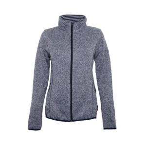 veste-polaire-femme-gris-clair-haute-qualité-balade-randonnée-manches-longues-col-montant-xs-au-4xl-breizhocean-etel