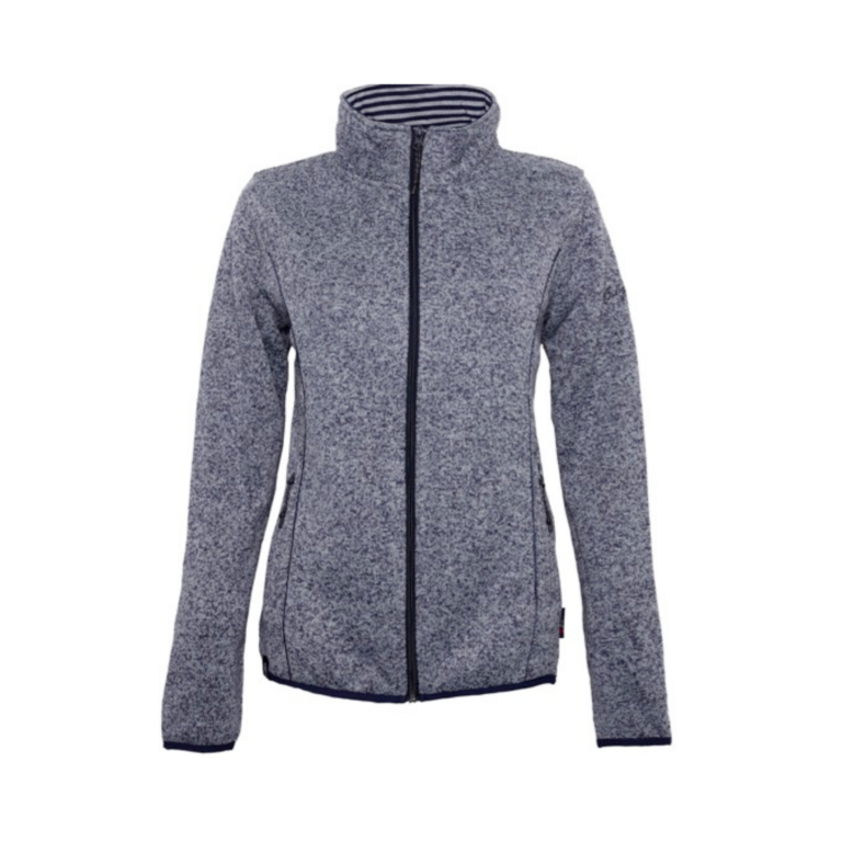 veste-polaire-femme-gris-clair-haute-qualité-balade-randonnée-manches-longues-col-montant-xs-au-4xl-breizhocean-etel