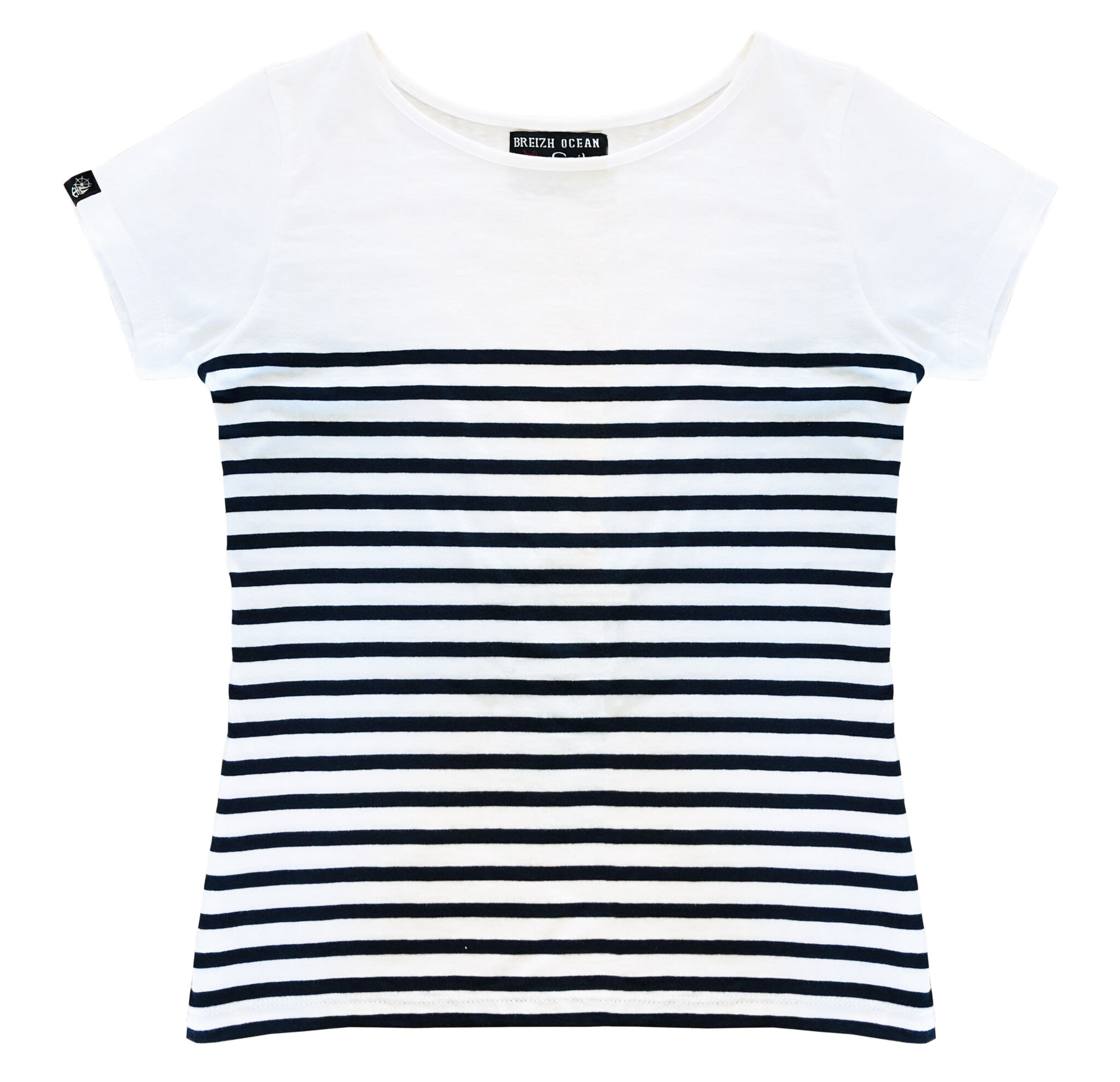 Tee-shirt rayé en coton enfant garçon GOMME/MARSHMALLOW | Petit Bateau