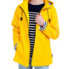 ERQUY-ciré-imperméable cintré-jaune-photo-femme