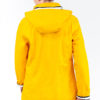 ERQUY ciré imperméable femme cintré jaune intérieur rayé vue de dos