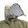 AURAY kaki FEMME PARKA IMPERMEABLE FEMME Capuche amovible vue capuche