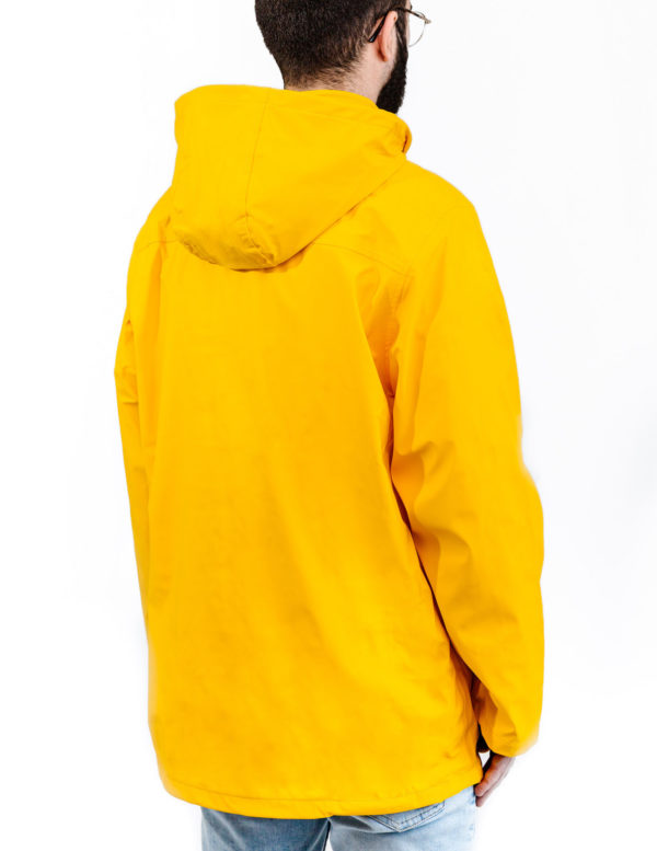 SARSEAU-Ciré imperméable-Jaune-homme-dos