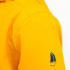 sarzeau ciré homme imperméable couleur jaune. Ciré breton homme avec doublure rayée. Vue de profil