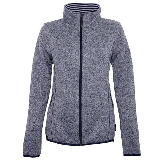 ETEL veste polaire femme à fermeture éclaire couleur gris