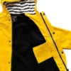 Ciré imperméable enfant,Jaune, mixte, Breizh Océan, Artic enf. Intérieur polaire, vue de face
