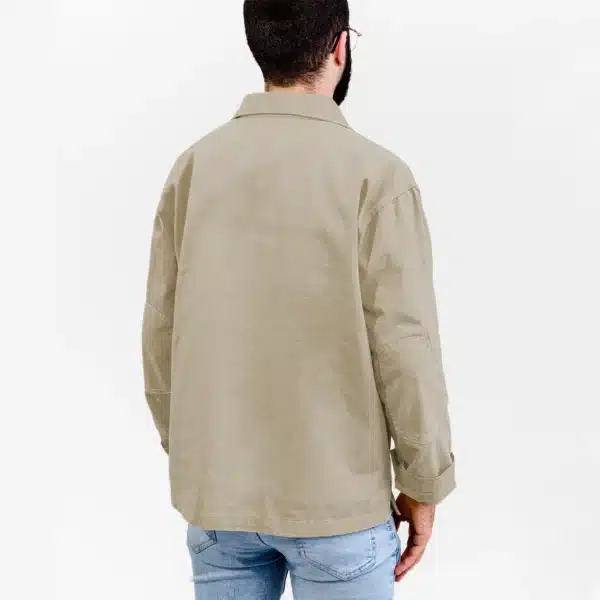 Vareuse, homme, couleur sable, Breizh Océan, Trinité, vue de dos