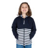 veste-à-capuche-enfant-fille-mi-uni-mi-rayé-blanc-marine-brest-breizh-ocean-face
