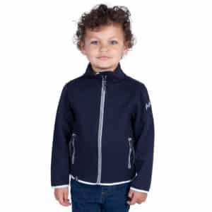 Veste manches longues enfant garçon CROZON à fermeture éclaire couleur marine