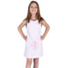 Robe sans manches enfant, Rose claire, Breizh Océan, Rennes, vue de face
