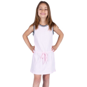 Robe sans manches enfant, Rose claire, Breizh Océan, Rennes, vue de face